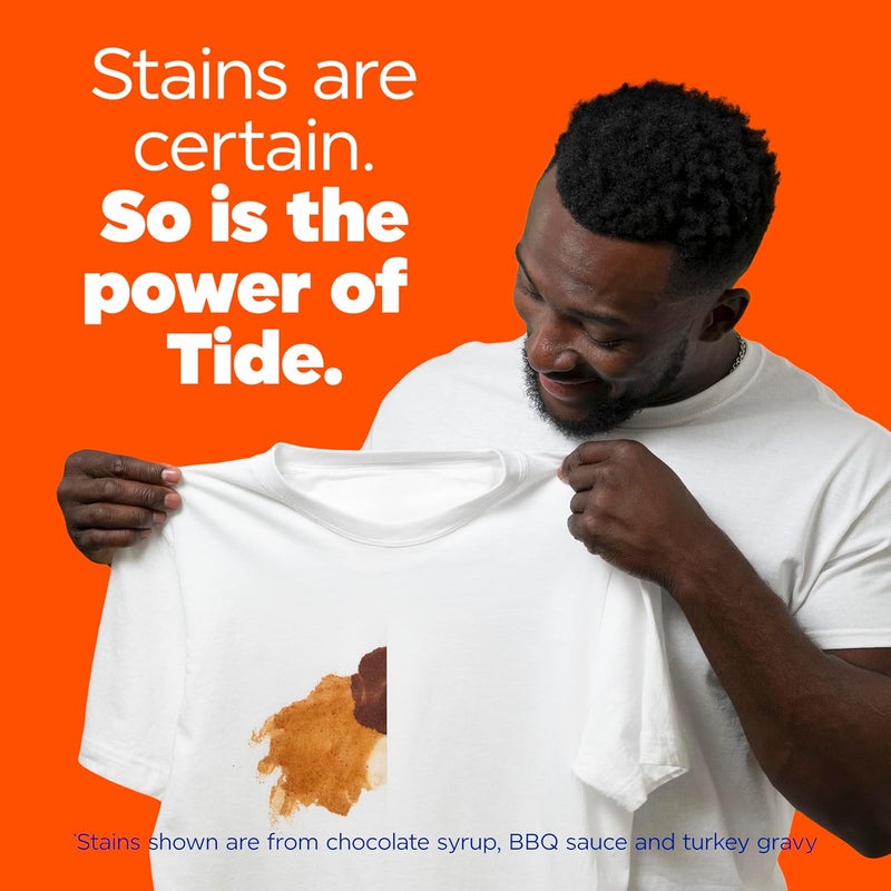 Tide Oxi Boost Power PODS Laundry Detergent Pacs, 18 Count, Set-In Stain Removal + Oxi Power, laundry soap detergent pacs - Image 5